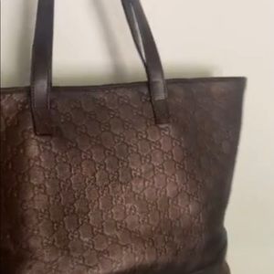 GUCCI BRONZE BAG TOTE